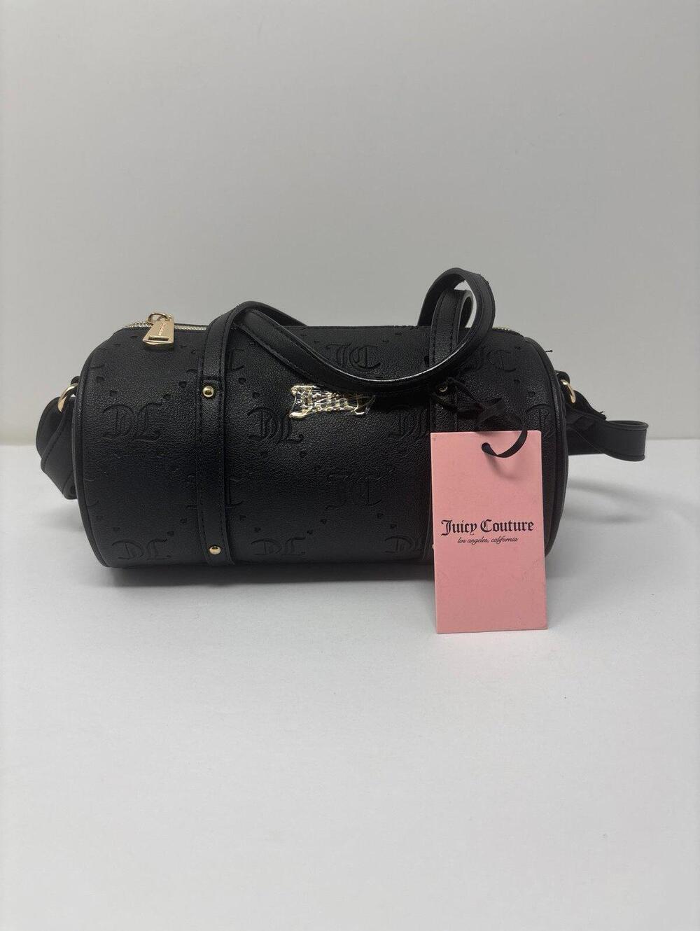 Juicy Couture Black Mini Barrel Bag